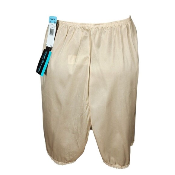 Vintage Vanity Fair Beige Half-Slip Skirt Lace Trim Med 20" NEW Deadstock NOS - Picture 6 of 8